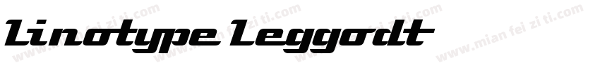 Linotype Leggodt字体转换